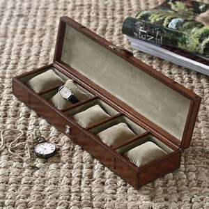 Caja de Madera Hecha a Mano para Exhibición de Relojes |   Artesanía de Alta Calidad |   Suministro a Granel - Product Image 2