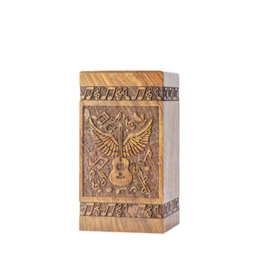 Handmade Wooden <b>Urn</b> for Human Ashes Full Size Guitar Wings Box for <b>Pets</b> Personalized Cremation for Ashes Handcrafted - Product Image 1
