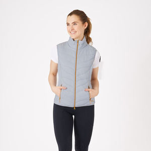 Chaleco de montar para mujer a precio de fábrica de alta calidad | Diseño acolchado de chaleco sin mangas a granel | Logotipo personalizado OEM Nylon/poliéster - Product Image 3