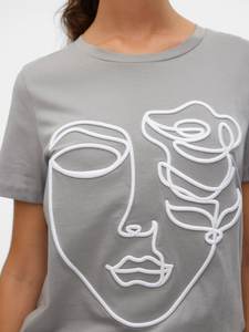 Bordado personalizado Mujeres Colección de verano Camisetas Logotipo privado de manga corta O Cuello Camisetas - Product Image 6