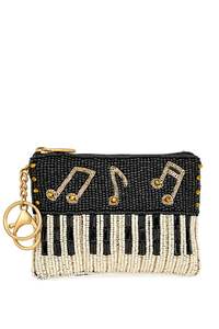 Hiba Enterprises elegante Mini bolso de lujo con cremallera único hecho a mano con cuentas Día de San Valentín AMOUR bordado costura - Product Image 3