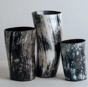 แก้วเขาควายสำหรับดื่มไวน์และเบียร์ ขายตรงจากโรงงาน แก้วเขาควายแท้ สไตล์สั่งทำได้ ขายดี - Product Image 5