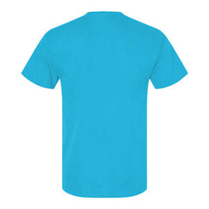 Camiseta ajustada a la moda para hombre, camisetas atléticas azules medianas y altas para hombre, camisetas de zafiro de brezo suave - Product Image 5