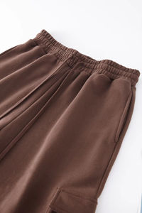 Pantalons de jogging pour hommes en coton éponge 365G personnalisés OEM, unisexe, respirants, avec poches, taille XL, vente en gros - Product Image 3