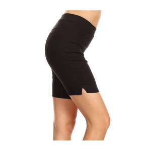 Pantalones cortos de gimnasio Push de cintura alta para mujer, nuevas mallas deportivas para correr acanaladas para ciclismo, Bermudas para Yoga y deportes, pantalones cortos - Product Image 1