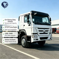 Camion tracteur Sinotruk Howo 6x4 neuf, 371 CV, diesel, poids lourd, pour le transport de conteneurs en Afrique, directement de l'usine