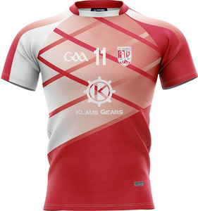 Ensemble de maillots de football GAA personnalisés de haute qualité 100% polyester Vêtements de football gaélique de meilleure qualité Service OEM pour le stock de style irlandais - Product Image 1