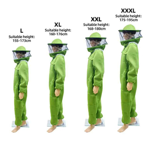 Conjunto completo de protección para apicultores, traje de Calicó grueso crudo, equipo de protección para apicultura, trajes de apicultura personalizados - Product Image 3