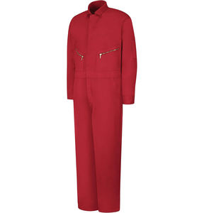 Overol de Trabajo de Algodón con Cierre Frontal Antiestático Unisex Red Kap - Product Image 1