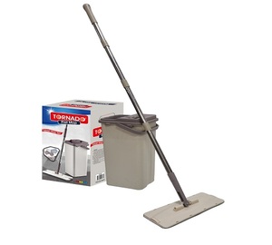 Hot Sale Modern Design Household Flat <b>Mop</b> Set Aluminum Squeeze <b>Mop</b> with Absorbent Bucket for Floor Cleaning - Product Image 3