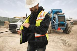 Gilet de sécurité en polyester réfléchissant haute visibilité de qualité supérieure ANSI classe 2 EN ISO 20471 classe 2 vêtements de travail d'hiver imperméables FR pour mieux - Product Image 5