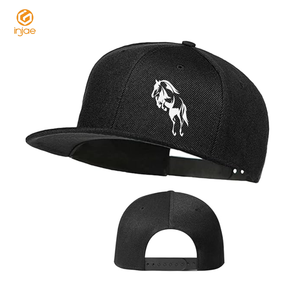 Sombreros Snapback de 6 paneles estructurados de alta calidad, ala plana, Impresión de transferencia de calor, logotipo, cierre Snapback de plástico, gorras informales para exteriores - Product Image 3