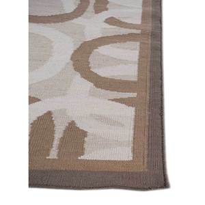 Alfombras de Lana Tejidas Planas Alhambra Ivory, Diseño Geométrico Kilim, Hechas a Mano, Rectangulares, con Forma de Diamante, para Sala de Estar y Dormitorio-ADWL-13206 - Product Image 4