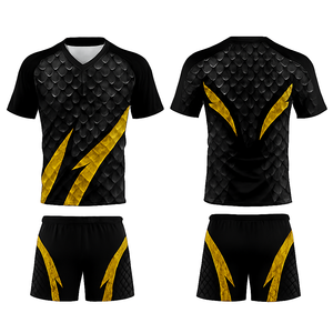 Kit de rugby personalizado profesional Camiseta y pantalones cortos de rugby sublimados para hombres - Product Image 2