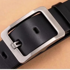 Cinturones de Cuero, Cinturón de Cuero Genuino de Vaca para Hombre, Cinturón de Cuero Grabado con Láser, Cinturones de Diseño para Hombre, Cinturones para Jeans - Product Image 4