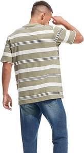 Camisetas ajustadas de algodón para hombre de gran venta, coloridas y hechas a medida con diseño liso en blanco - Product Image 4