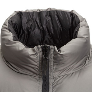 Chaqueta cálida ligera de invierno con logotipo personalizado para hombre con cuello levantado Puff Filled Down Coat Precio al por mayor Ropa de invierno con capucha - Product Image 3