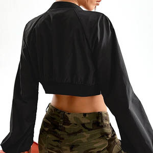 Vestes en jean pour femmes, fourniture directe par l'usine, design personnalisé, respirantes, avec logo personnalisé - Product Image 3