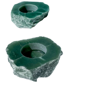 เชิงเทียนหินธรรมชาติสีเขียว - Product Image 3