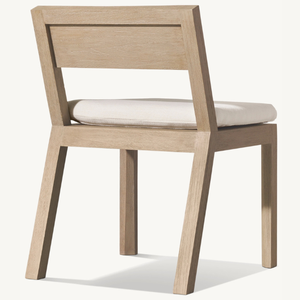 Sillas de comedor de madera de teca con estilo moderno, aptas para uso en exteriores, equipadas con espuma suave y duradera - Product Image 2