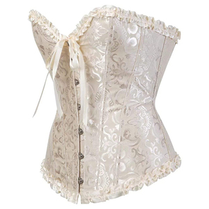OEM Service Sexy Femmes Gothique Steampunk Respirant Body Shaping Lace up Corset Bustier Top - Product Image 3