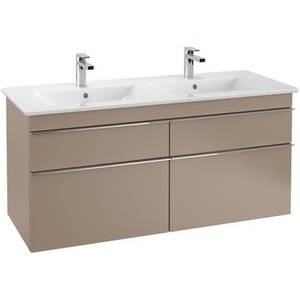 Meuble sous-vasque double V&B VENTICELLO 1300x500mm blanc 2 3-L Arm RE-E M L F VILLEROY & BOCH - Product Image 3
