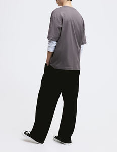 Camiseta de Hombre 100% Algodón, Personalizable con Logotipo, Lisa, Casual, Talla Grande, Tejida, en Oferta - Product Image 4