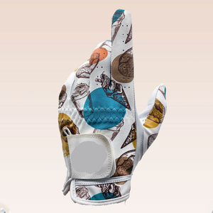 Dernier modèle Gants de golf imprimés pour hommes qualité supérieure, respirants, confortables et vendus à chaud, gants de golf en peau de mouton pour hommes - Product Image 4