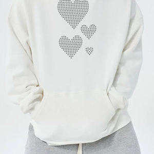 Design Your Own Long Sleeve Rhinestone <b>Hoodie</b> for <b>Men</b> <b>Thermal</b> Plain Blank <b>Men</b> Pullover Rhinestone Hoodies - Product Image 5