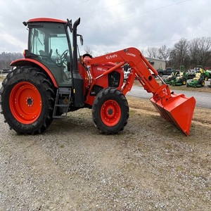 Entrez dans une performance robuste avec le M6-141 Kubota, doté de quatre roues motrices pour une maniabilité confiante en terrain difficile - Product Image 1