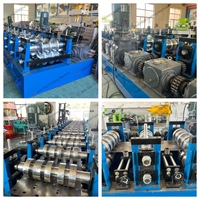 Machine de formage à rouleaux pour garde-corps routier, ligne de production de barrières anti-choc en profil W, fabricant