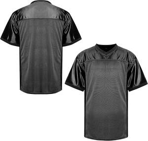 Jersey de fútbol americano de manga corta de alta calidad, malla sublimada transpirable con uniforme impreso para ropa deportiva de verano - Product Image 1