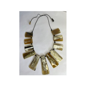 Collar de Cadena de Cuerno de Búfalo Real, Joyería de Moda, Tamaño Personalizado, en Oferta, Fabricante Indio de Collares de Cuerno Hechos a Mano - Product Image 3
