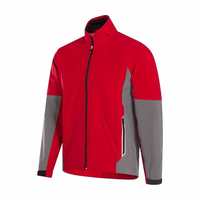 Veste de golf à capuche pour homme, col montant en toile, tissu extensible respirant, coupe-vent imperméable, option logo personnalisé, style formel
