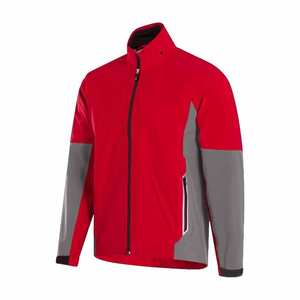 แจ็กเก็ตกอล์ฟมีฮู้ดสำหรับผู้ชายเสื้อกันลมกันน้ำระบายอากาศได้ดีปรับโลโก้ได้สไตล์ทางการ - Product Image 4