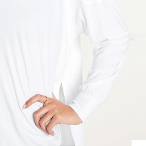 2025 nuevo diseño transpirable de algodón de gran tamaño camisetas de mujer al por mayor mejor venta personalizada con su propio logotipo estampado ecológico - Product Image 5