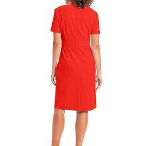 Ropa Vestido de carrera para mujer Sin mangas Cuello cuadrado Cremallera trasera Abertura Vestidos de carrera - Product Image 6