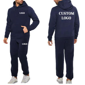 Chándal de fitness de gran tamaño para hombre de alta calidad personalizado 100% chándal de algodón - Product Image 3