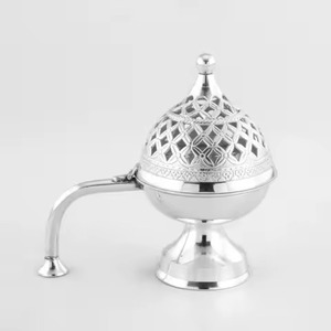 Brûleur d'encens élégant en bois et résine, mini, style arabe, pour table, porte-bakhoor - Product Image 3