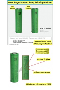 US18650 VTC6 3000 Mah 3,6 V 35A Batería recargable de iones de litio de alta descarga utilizada para herramientas eléctricas 18650 Sin <span class=keywords><strong>comentarios</strong></span> todavía - Product Image 2