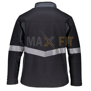 MAXFIT ENTERPRISES-Veste coupe-vent en toile écologique personnalisée pour hommes, support d'hiver respirant de grande taille, nouveau design - Product Image 3
