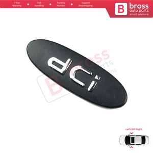 BSP572 Badge Logo dCi Noir Monogramme Emblème pour Clio MK2 BB CB SB Kangoo MK1 KC0 FC0 1997-2009 8200083505 - Product Image 2
