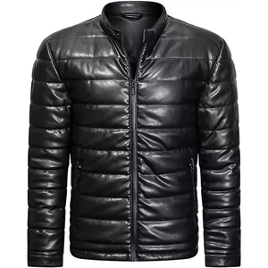 Leather <b>Jacket</b> <b>Men</b> Genuine Lambskin Motorcycle Black Slim Fit <b>Biker</b> High Quality Customized Embroidered Brand New 2025 <b>Jackets</b> - Product Image 1