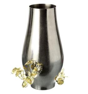 Florero de Metal de Diseño Moderno y Atractivo, Estilo Antiguo, Acabado Plateado, Acero Inoxidable, Latón, Forma Personalizada, para Bodas - Product Image 6