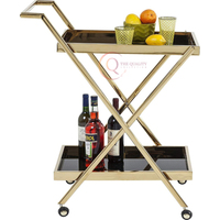 Haute Qualité Hôtel Bar Restaurant Bois Thé Vin Liqueur Chariots De Service Chariot Disponible Dans La Forme Et La Taille Personnalisées