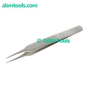 Pinzas de acero inoxidable de grado industrial hechas a medida PATRÓN NO 4 Mango de plástico no magnético con punta dentada Herramienta especial de bricolaje - Product Image 1