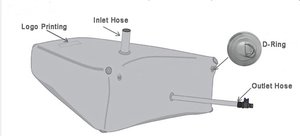 Tanque <span class=keywords><strong>de</strong></span> <span class=keywords><strong>Agua</strong></span> Vejiga para Industria Bolsas <span class=keywords><strong>de</strong></span> Lona <span class=keywords><strong>de</strong></span> <span class=keywords><strong>Agua</strong></span> Lona PVC Vinil Impermeable - Product Image 4