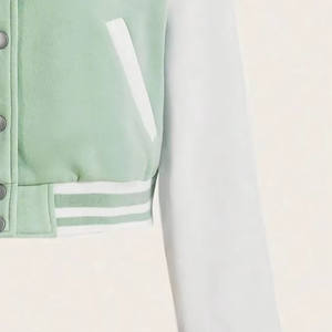 Chaquetas de mujer de High Street de Pakistán Chaqueta universitaria con ropa informal Crop Top Chaqueta universitaria de mujer - Product Image 6