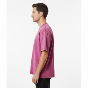 เสื้อยืดผ้าฝ้ายเนื้อนิ่มสีอ่อนแนววินเทจของผู้ชายเสื้อยืดลำลองใส่ไปยิมยิมเล่นถนนแฟชั่นใส่ได้ทุกวันใส่ในฤดูร้อนแห้งเร็ว - Product Image 3