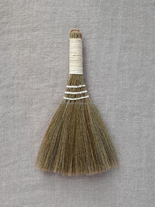 Balai à franges en paille Vintage fait à la main avec des matériaux 100% écologiques, balai à main, balai à herbe, décoration de la maison - Product Image 5